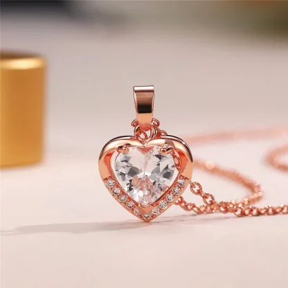 Heart Necklace with Luxury Design - Image 4
