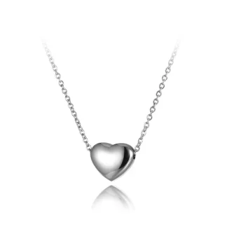 Simplicity Necklace with Heart Pendant