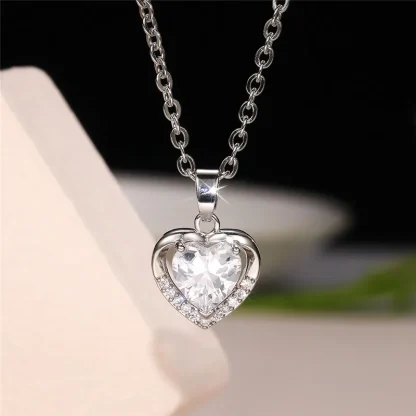 Heart Necklace with Luxury Design - Image 3