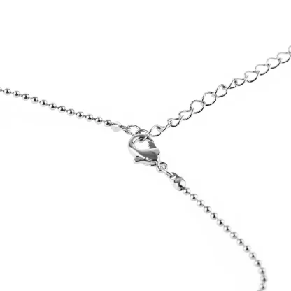 Shiny Necklace with Locket Heart Pendant - Image 13