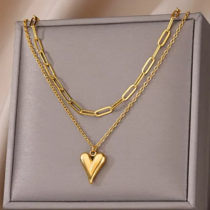 Trendy Heart Pendant Necklace for Women - Image 8