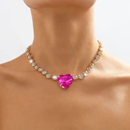 Luxury Choker Heart Necklaces - Image 4