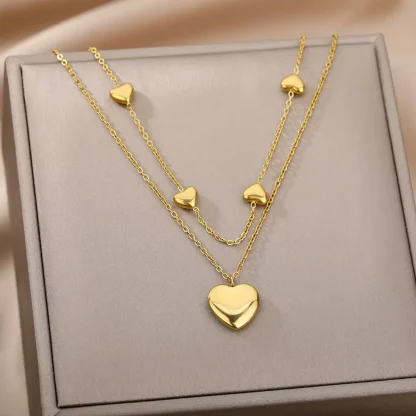 Trendy Heart Pendant Necklace for Women - Image 7