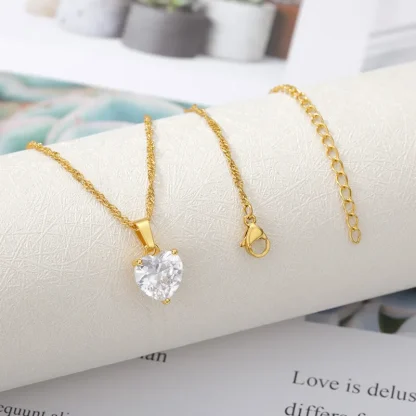 Trendy Heart Pendant Necklace for Women - Image 13