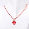 Colored Heart Necklace with Luxury Design - Image 7