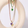 Colored Heart Necklace with Luxury Design - Image 2