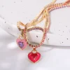 Colored Heart Necklace with Luxury Design - Image 3