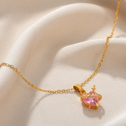 Trendy Heart Pendant Necklace for Women - Image 11