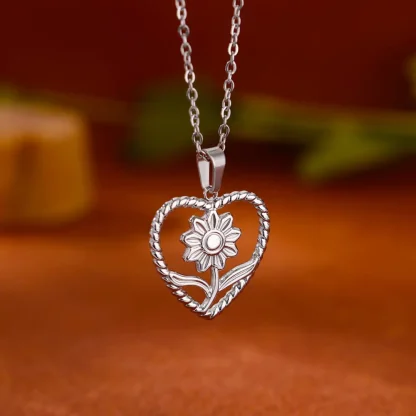 Minimalist Necklace with Mini Heart Pendant - Image 4