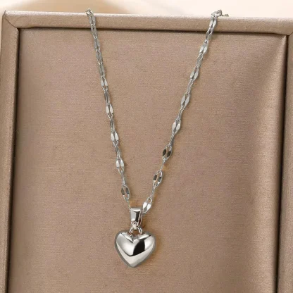 Trendy Heart Pendant Necklace for Women - Image 6