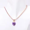 Colored Heart Necklace with Luxury Design - Image 8