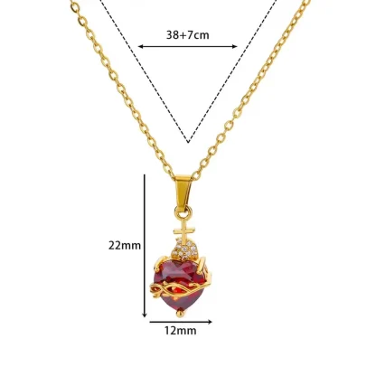 Trendy Heart Pendant Necklace for Women - Image 9