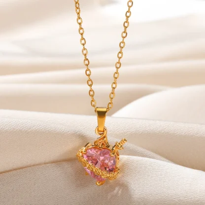 Trendy Heart Pendant Necklace for Women