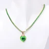 Colored Heart Necklace with Luxury Design - Image 6