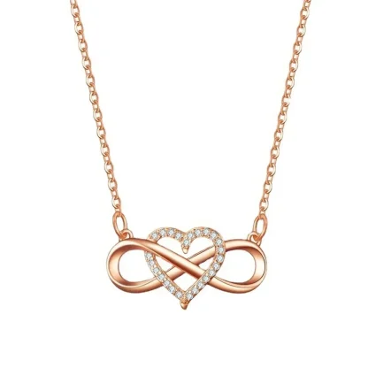 Infinity Love Necklace with Sparkling Design - Image 8