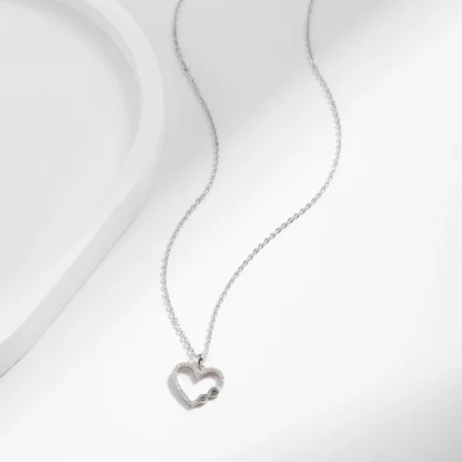 Chic Heart Necklace with Infinity Sign - Image 3