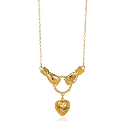 Minimalist Necklace with Mini Heart Pendant - Image 14